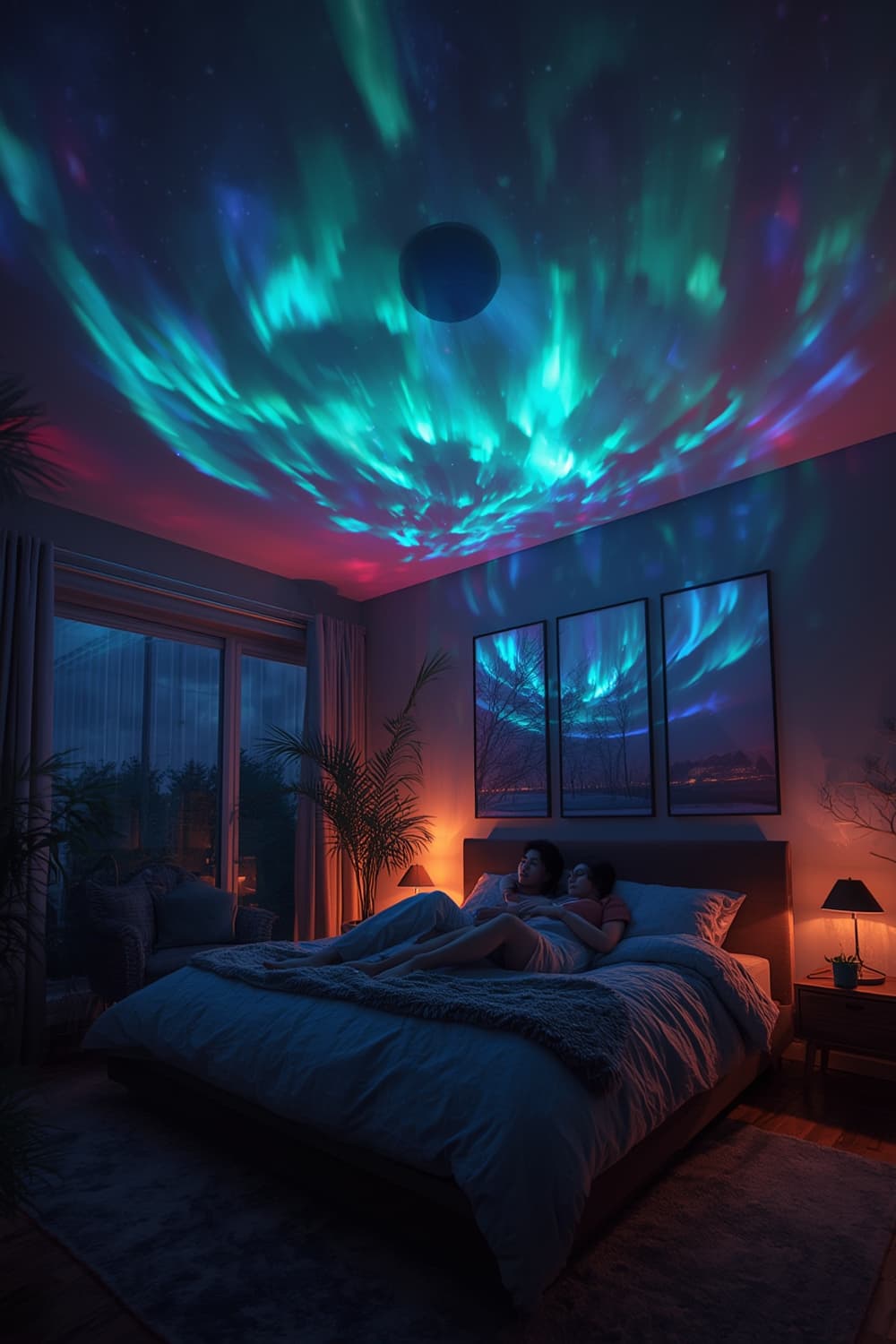 Aurora projector lamp trending