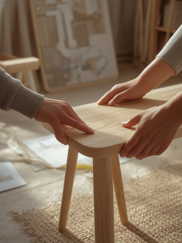 Japandi living room decor - Illustration 2