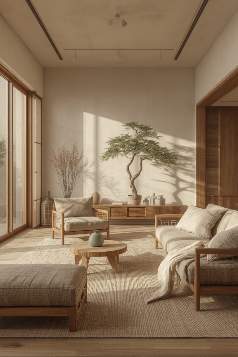 Japandi Living Room Decor: 7 Essential Secrets for Stylish Comfort - My Equipped Home Japandi living room decor - featured image