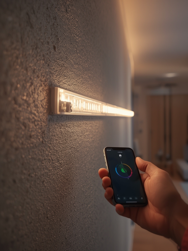 LED mood lighting wall strip - Illustration 2