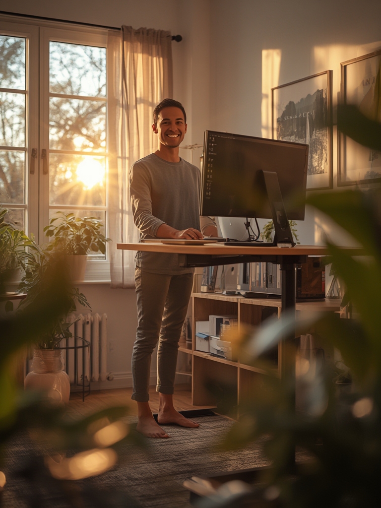 adjustable standing desk converter - Illustration 3
