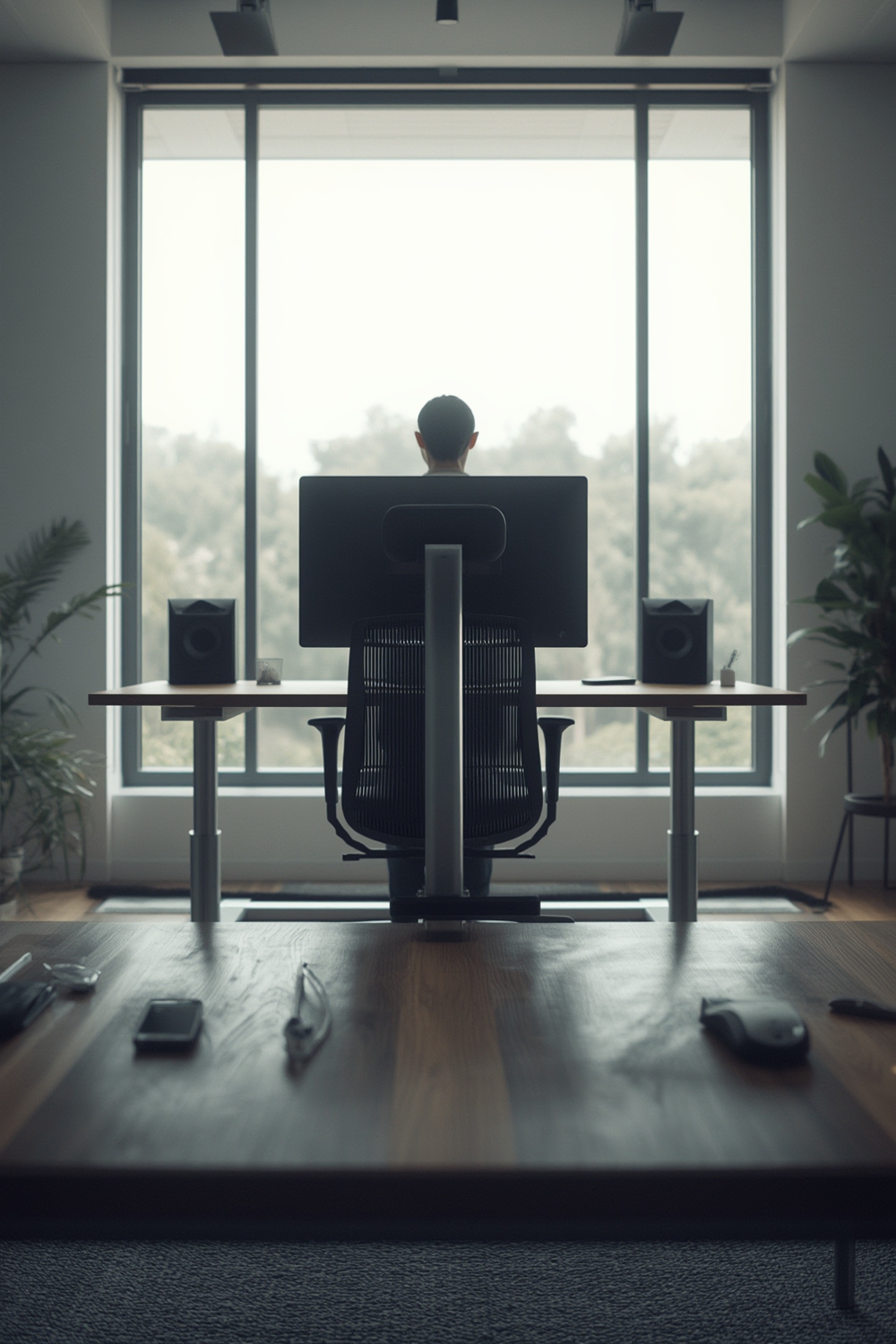 adjustable standing desk converter - featured image