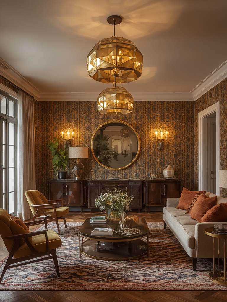 art deco vintage lighting - Illustration 3