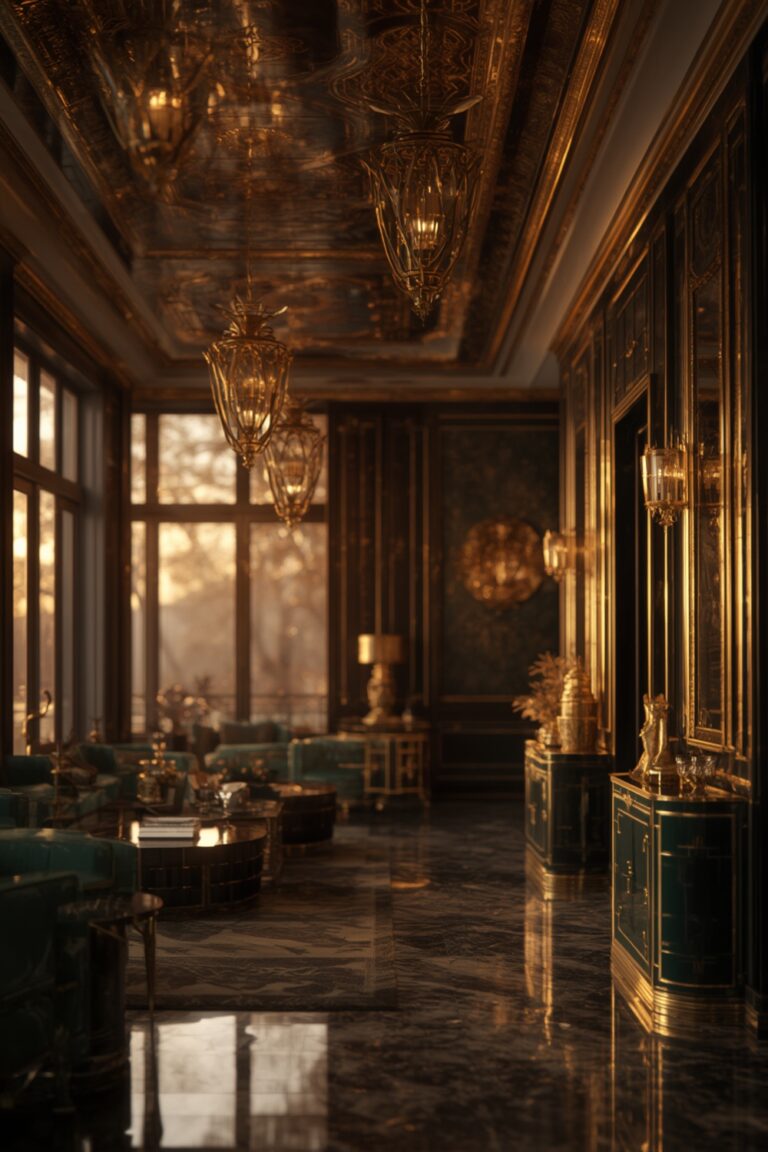 art deco vintage lighting - featured image