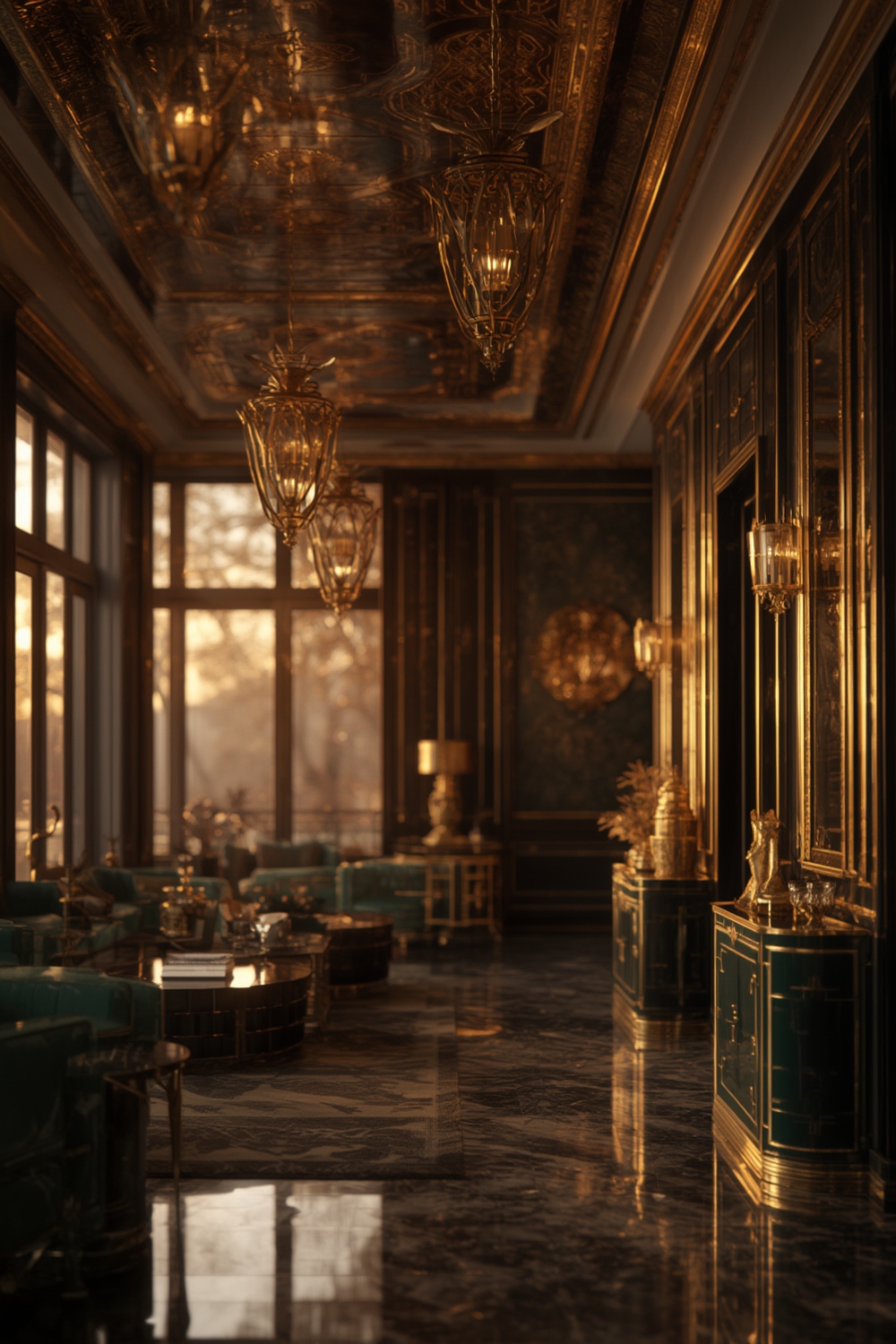 art deco vintage lighting - featured image