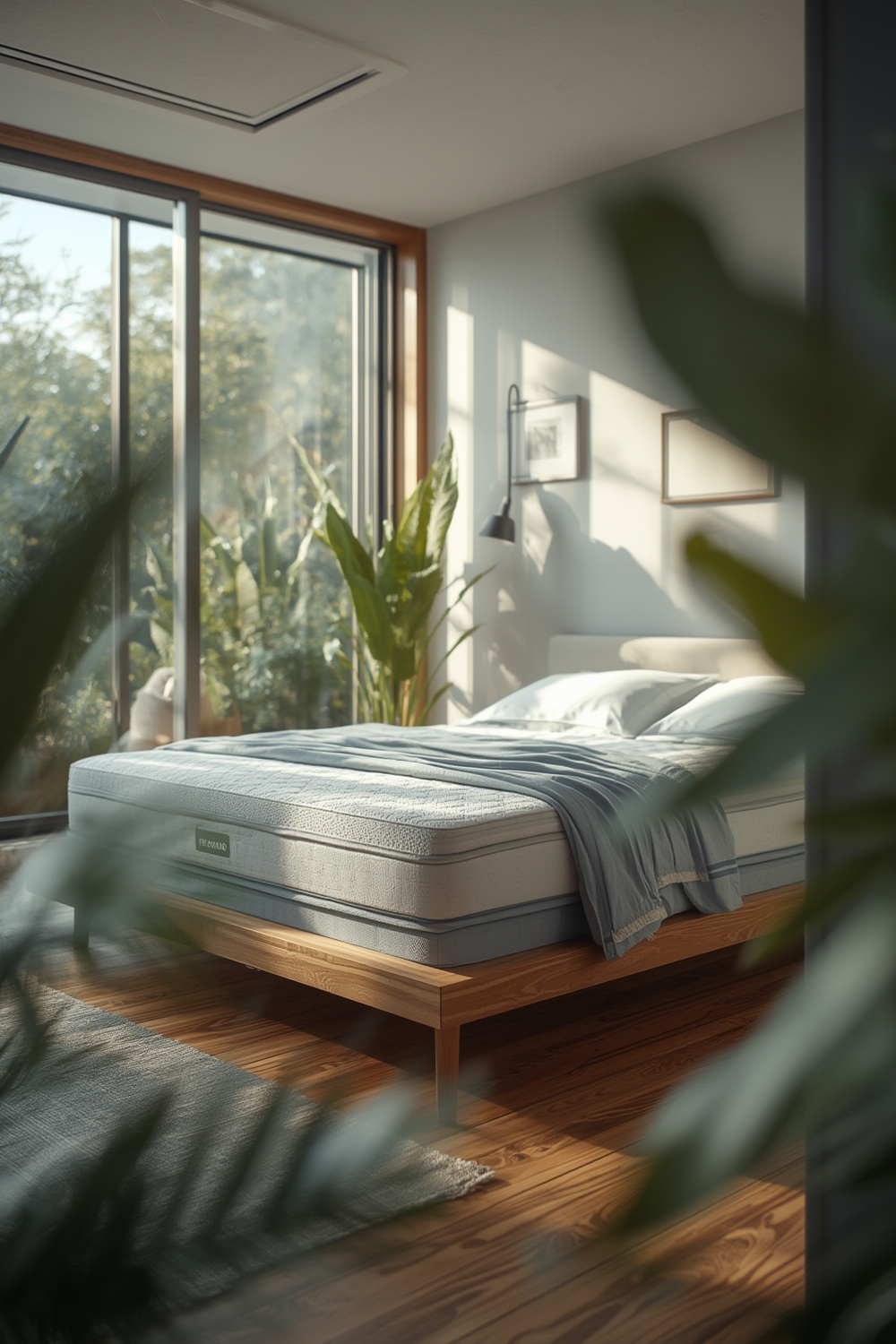 Zinus 8-Inch Twin Cooling Memory Foam Mattress front view