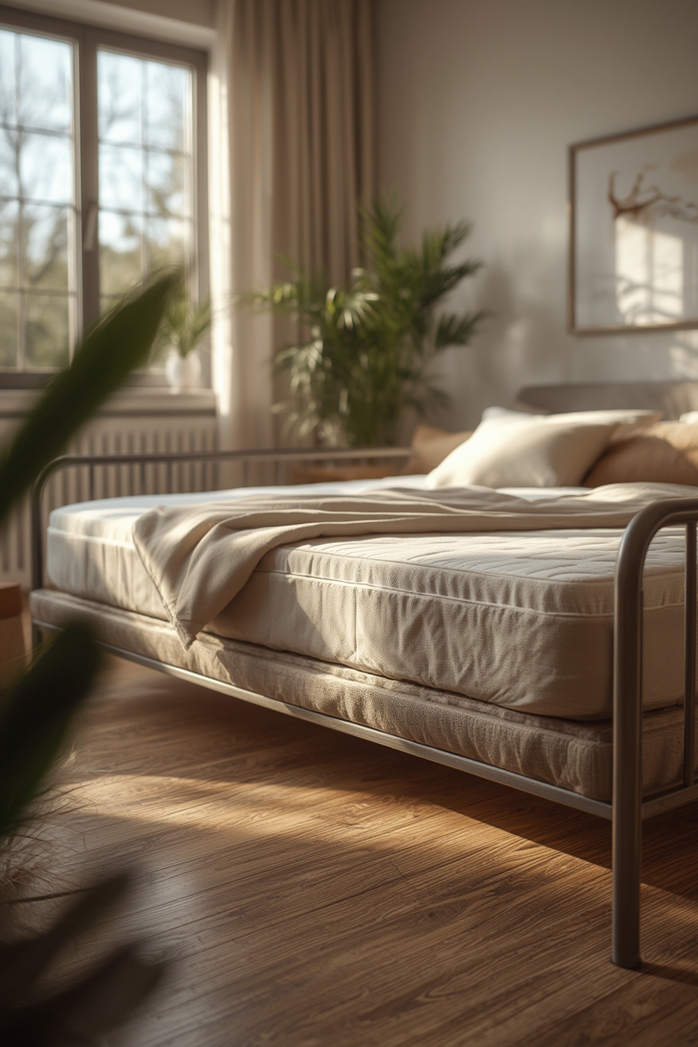 MLILY Twin Mattress in a Box 6-inch front view