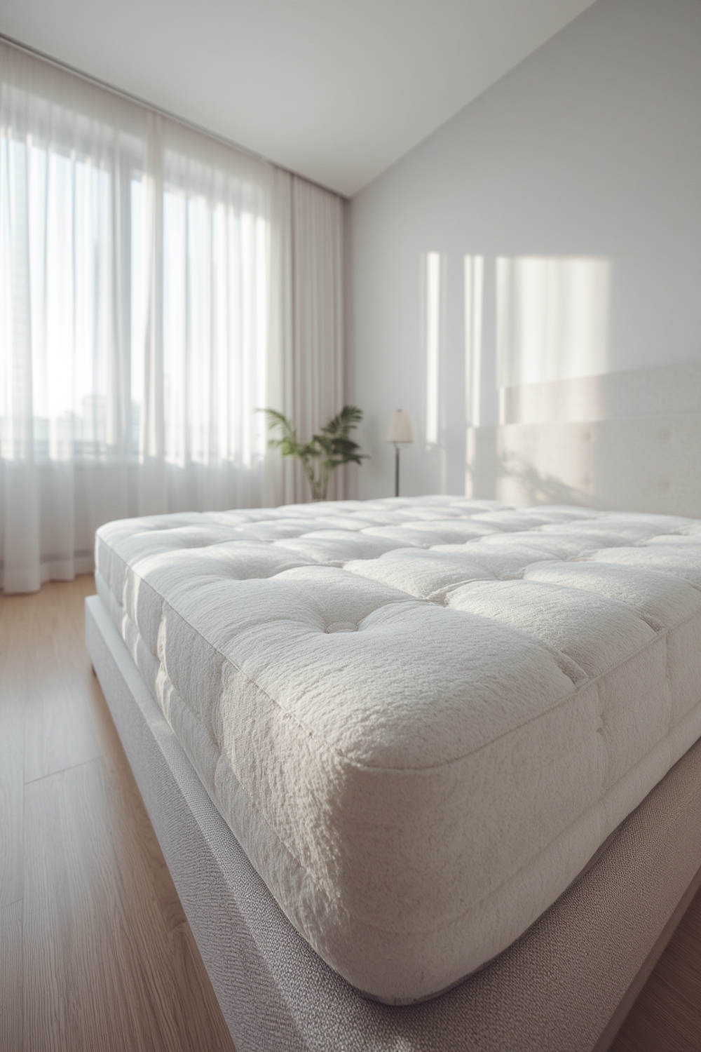 FDW 8-Inch Twin Gel Memory Foam Mattress front view