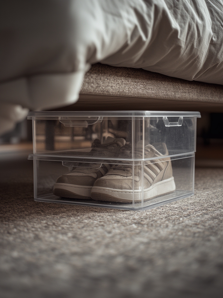 Best Stackable Shoe Storage Boxes: 5 Proven Steps for the Best Solution - My Equipped Home best stackable shoe storage boxes in action