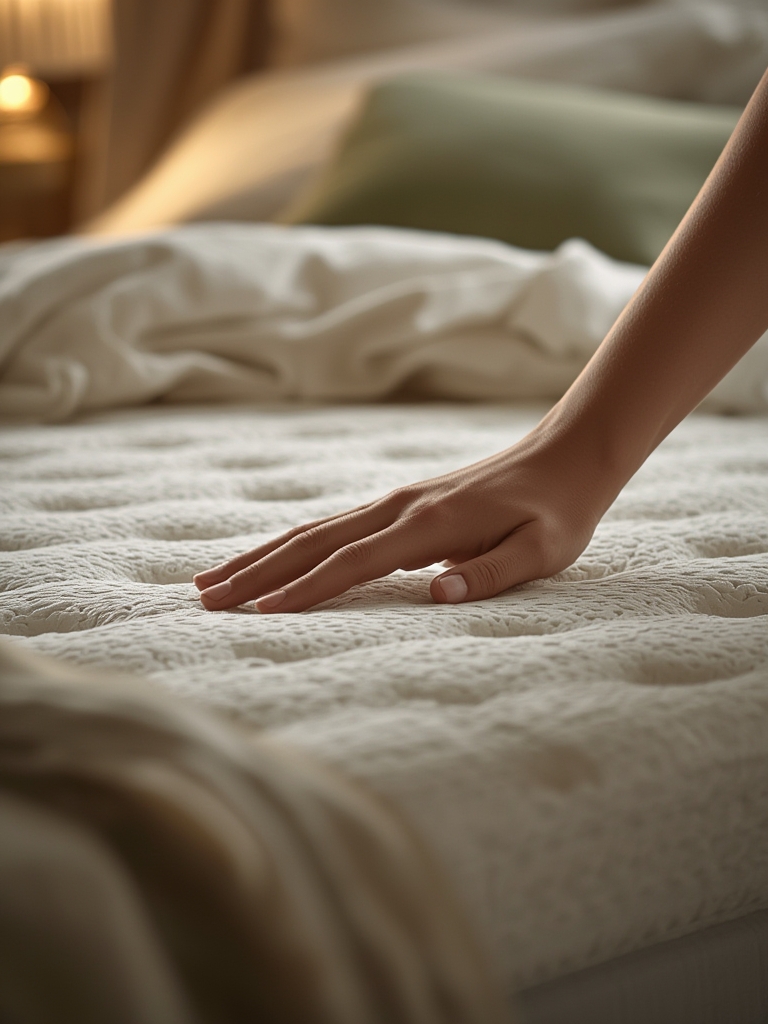 EGOHOME full size memory foam mattress in a bedroom setting