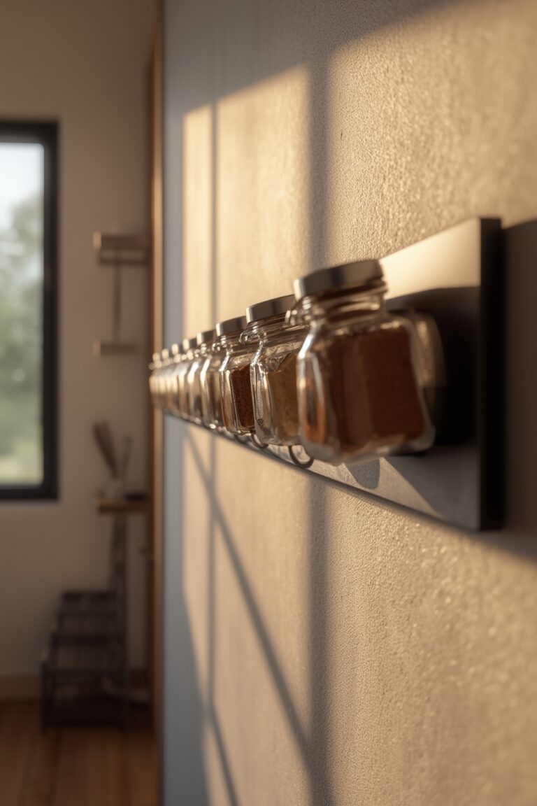 magnetic spice jars wall mounted - featured image