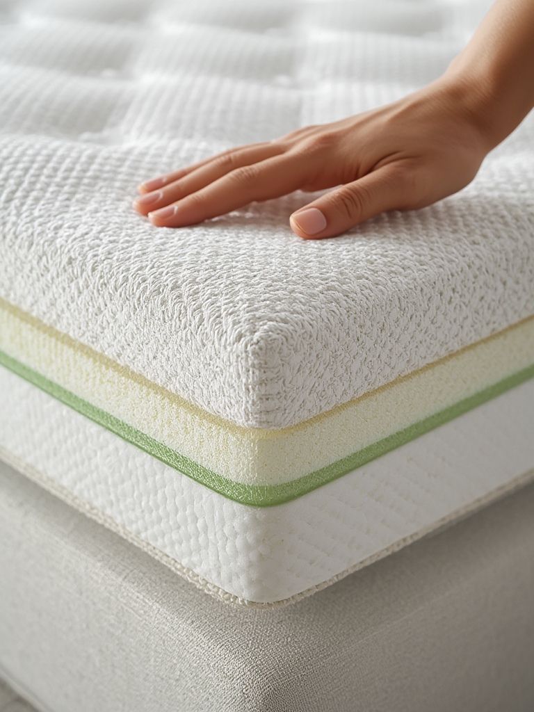 MLILY Twin Mattress set up in a kids bunk bed