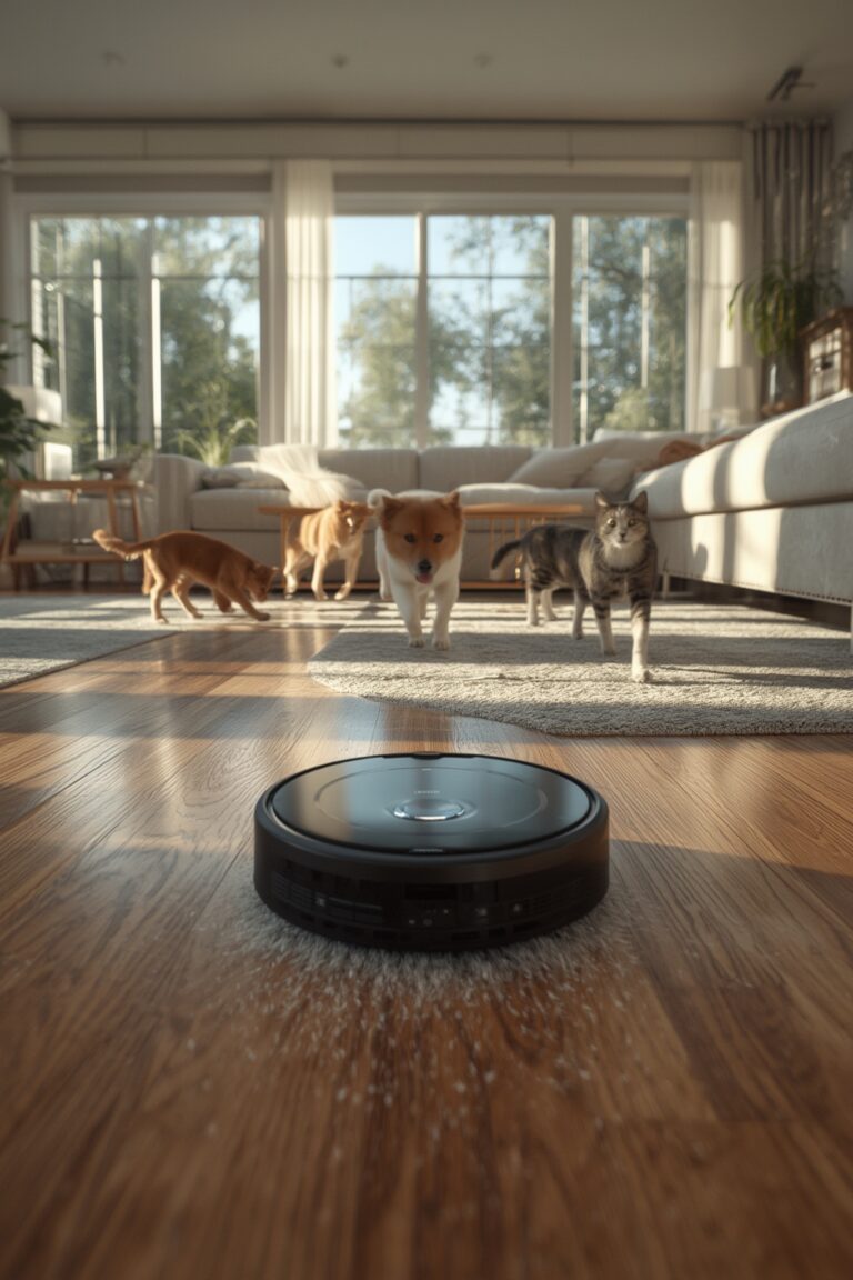pet hair robot vacuum trending - featured image