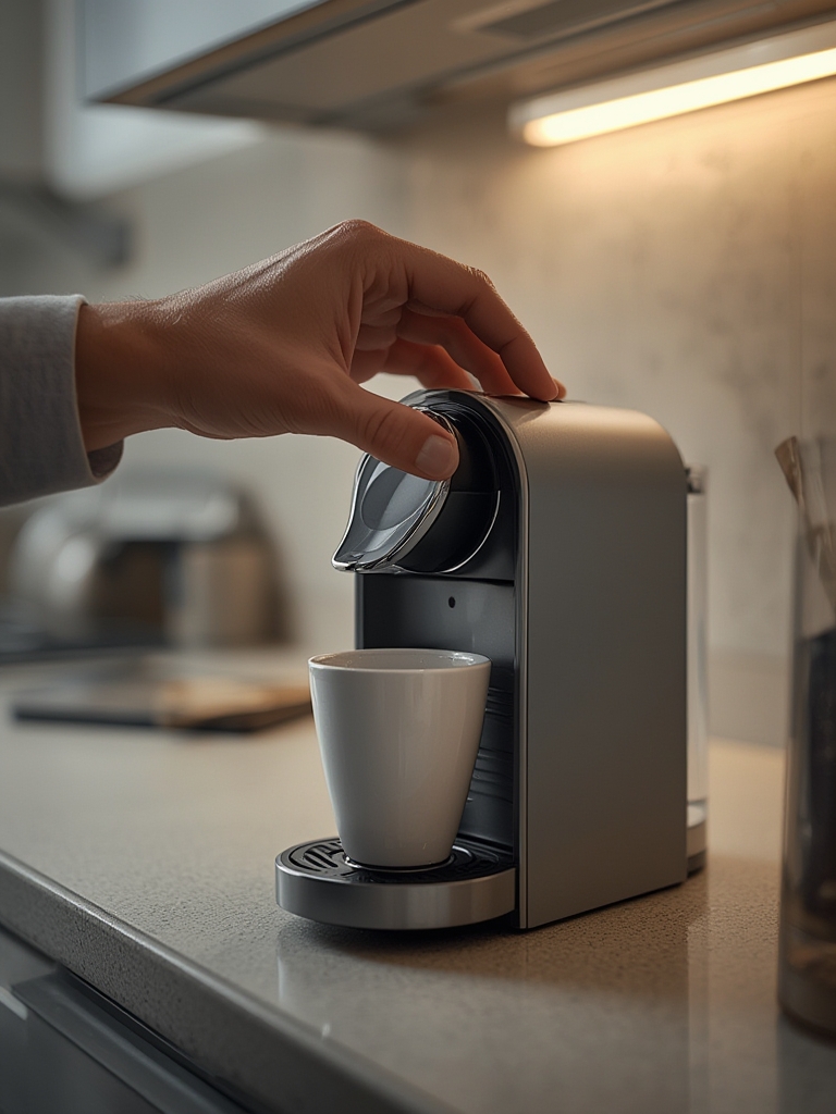 slim coffee maker single cup - Illustration 2