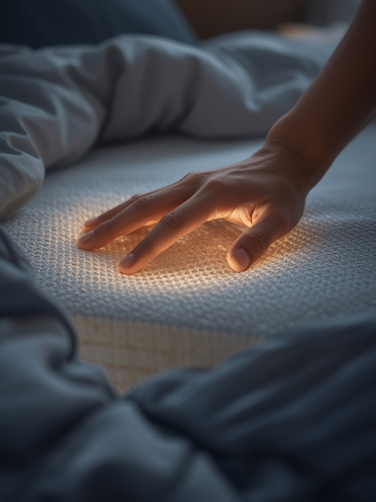 Zinus 8-inch cooling mattress layers and foam construction detail