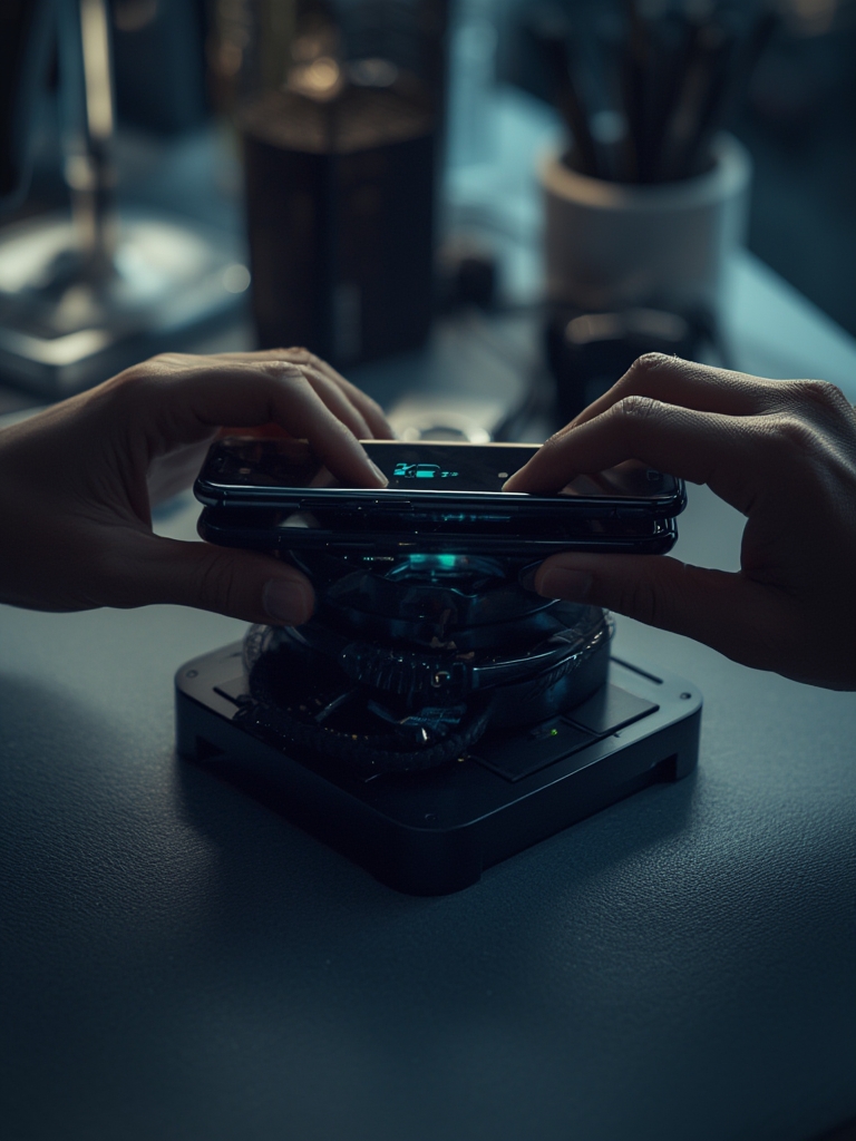 wireless charging office station - Illustration 2