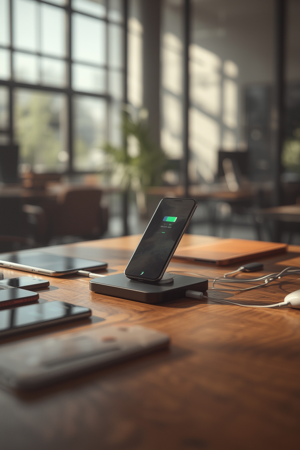 wireless charging office station - featured image
