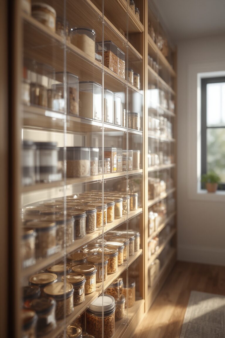clear acrylic shelf organizer - featured image