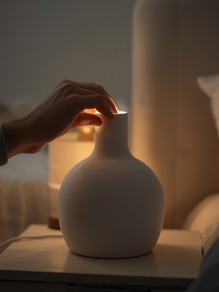 minimalist nightstand lamp viral - Illustration 2